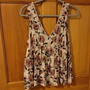 American Eagle floral tank top